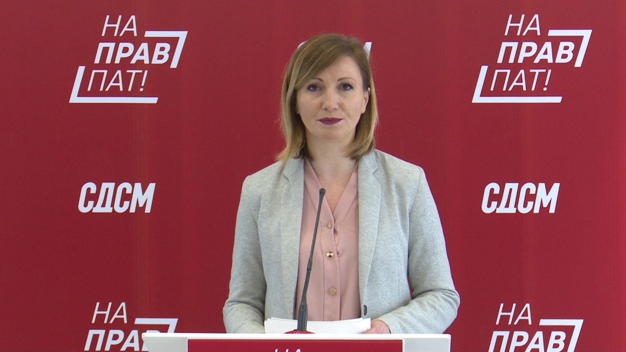 „богданка кузеска одржа прес конференција против оливер спасовски ...